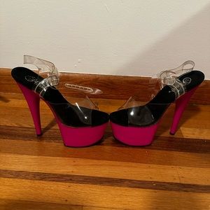 Pleaser 7” Adore-708UV size 8